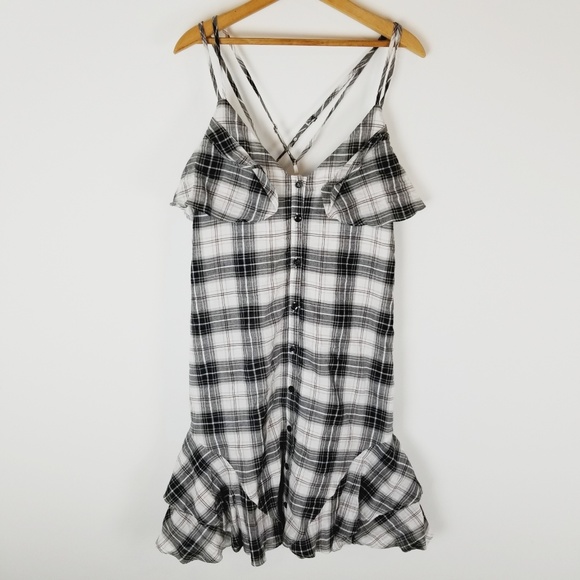 NWT BCB Generation plaid dress tunic small